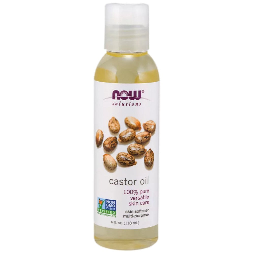 NOW Foods Castor Oil 100% Pure Versatile Skin Care - Рициново масло за кожата