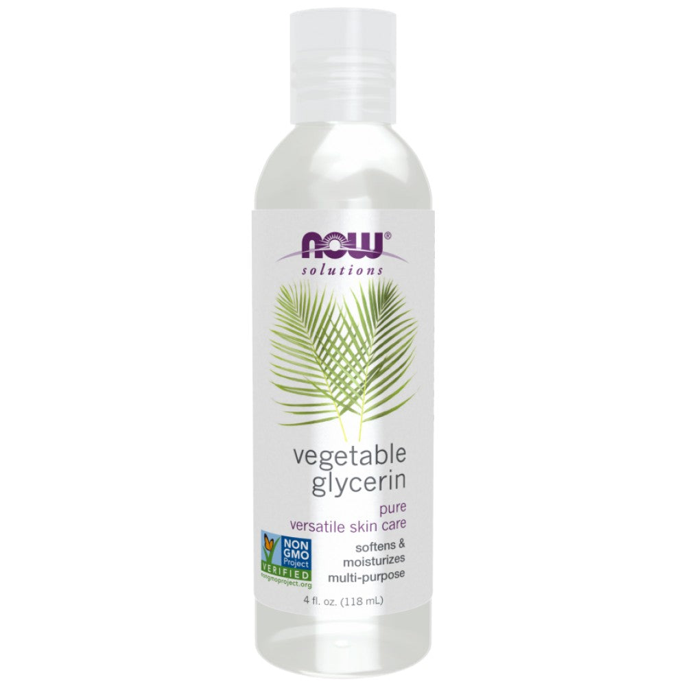 NOW Foods Vegetable Glycerine Pure Versatile Skin Care - Растителен глицерин за кожа