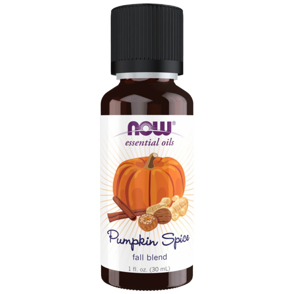 NOW Foods Pumpkin Spice Fall Oil Blend - Есенен ароматен бленд с подправки