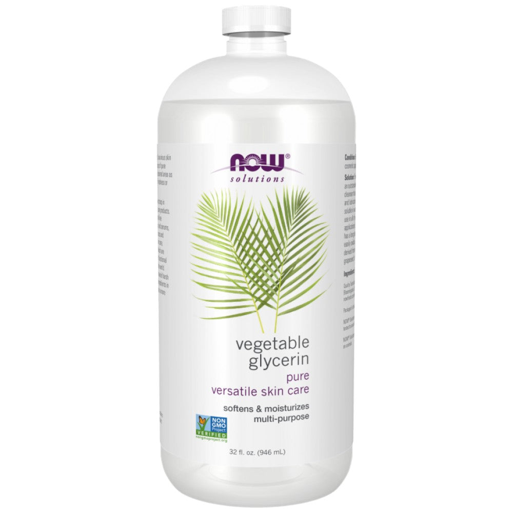 NOW Foods Vegetable Glycerine Pure Versatile Skin Care - Растителен глицерин за кожа