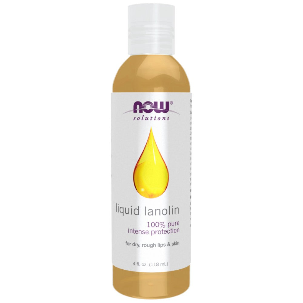 NOW Foods Liquid Lanolin 100% Pure Intense Protection - Течен ланолин за кожата