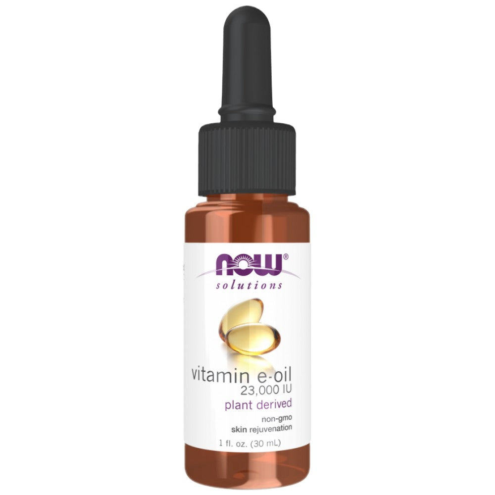 NOW Foods Vitamin E Oil 23000 IU Plant Delivered Non-GMO Skin Rejuvenation - Витамин Е масло за кожа 23000 IU