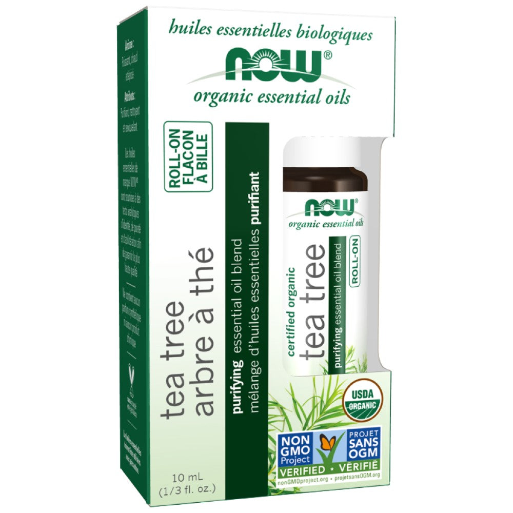 NOW Foods Essential Oil Roll-On Organic - Рол-он с етерични масла