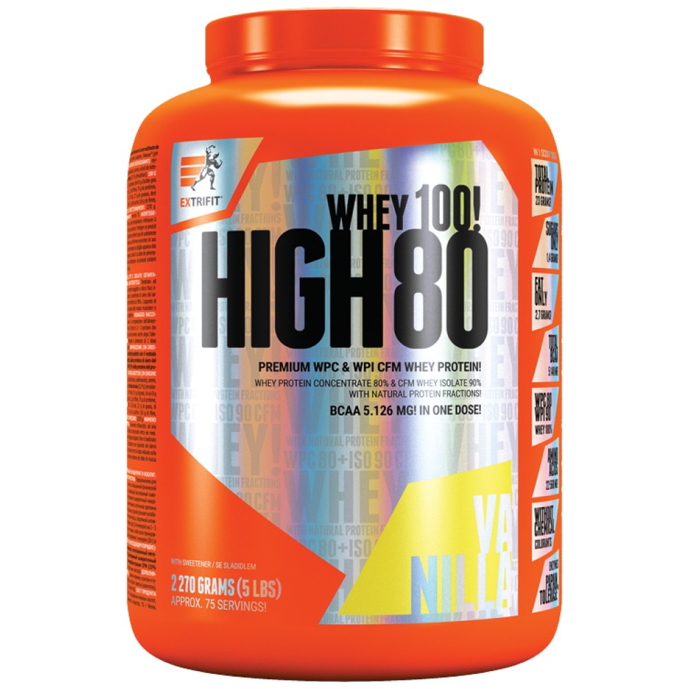 Extrifit Sports Nutrition High Whey 80 - Суроватъчен протеин концентрат 80%