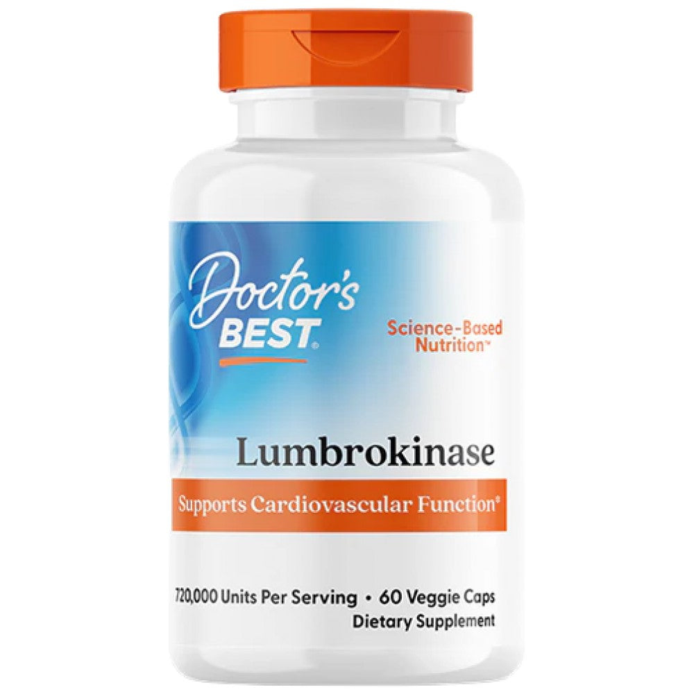 Doctor's Best Lumbrokinase 20 mg - Лумброкиназа 20 mg