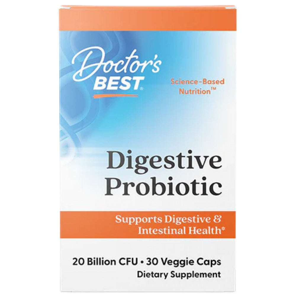 Doctor's Best Digestive Probiotic 20 Billion - Пробиотик 20 млрд. CFU