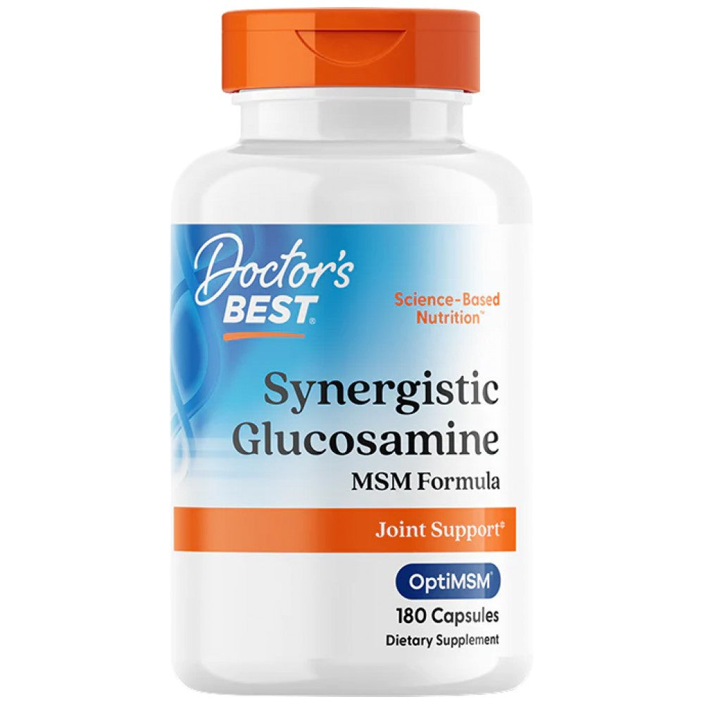 Doctor's Best Synergistic Glucosamine MSM Formula With OptiMSM - Глюкозамин с MSM