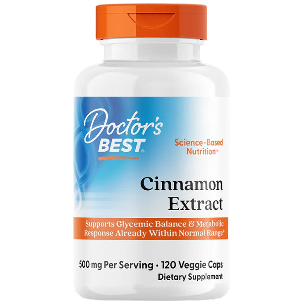 Doctor's Best BEST Cinnamon Extract with CinSulin 250 mg - Канела екстракт за кръвна захар