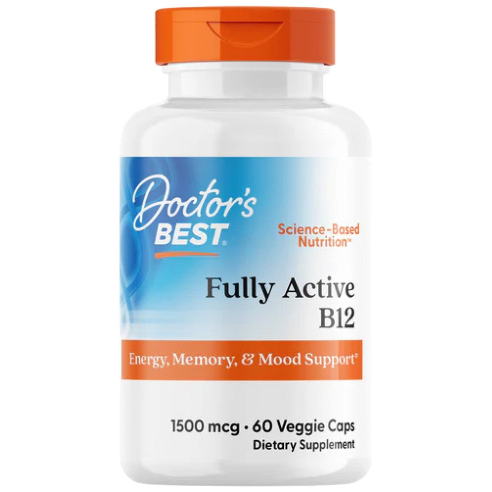 Doctor's Best BEST Fully Active B12 Methylcobalamin 1500 mcg - Витамин B12 метилкобаламин 1500 mcg
