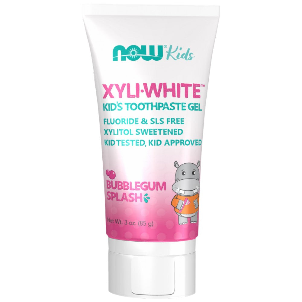 NOW Foods Kid’s XyliWhite Bubblegum Toothpaste - Детска паста за зъби (дъвка)