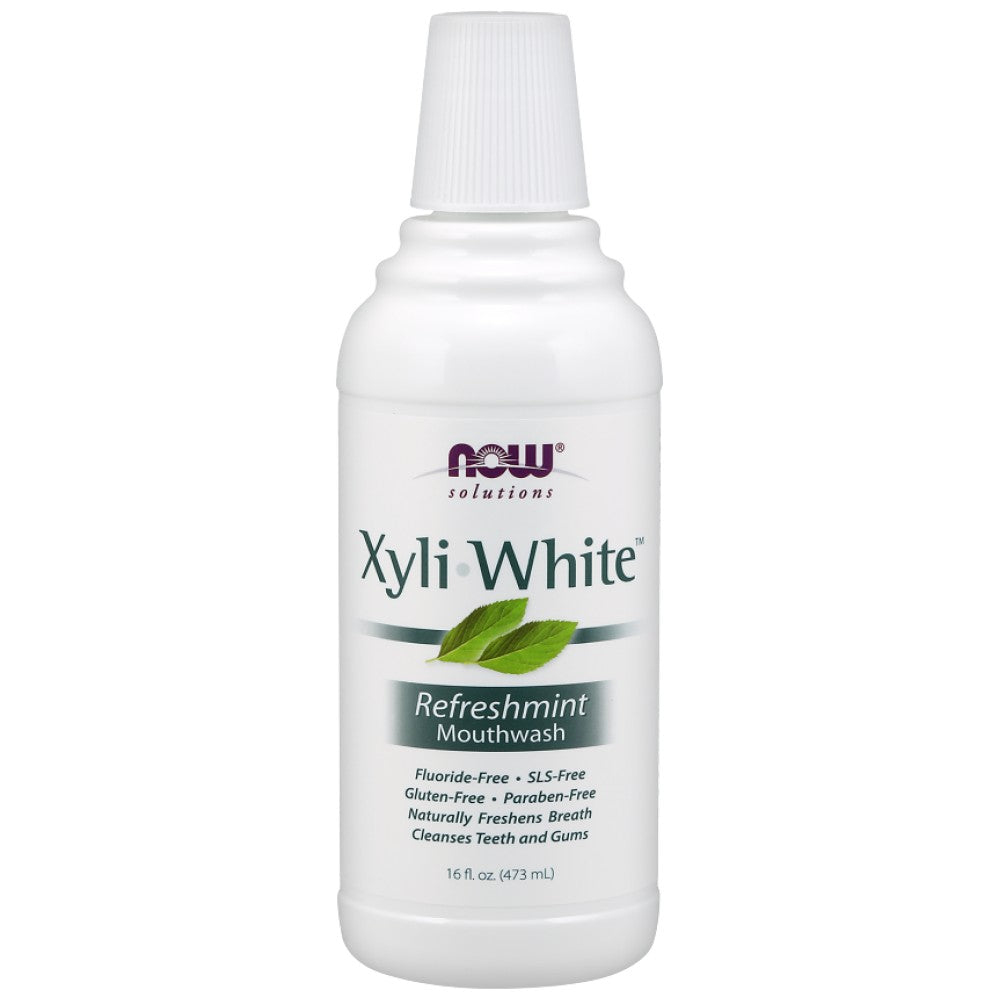 NOW Foods XyliWhite - Вода против плака за устната кухина