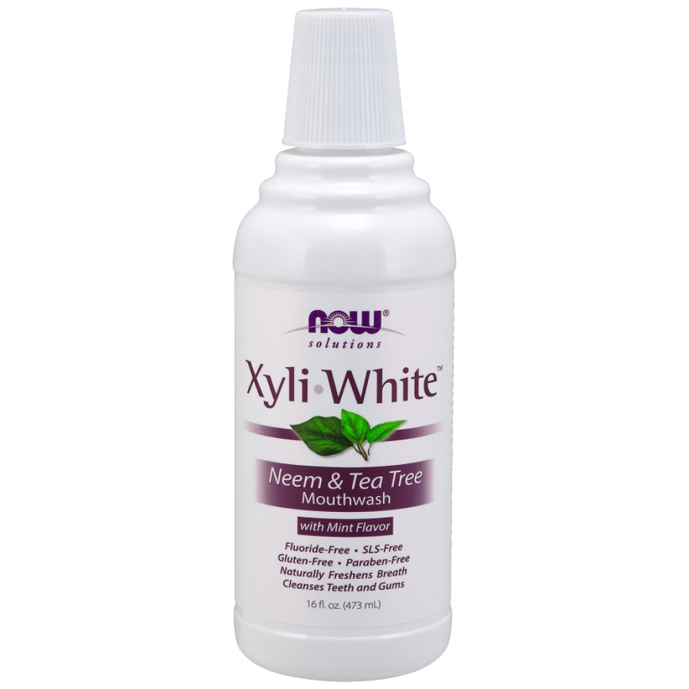 NOW Foods XyliWhite - Вода против плака за устната кухина