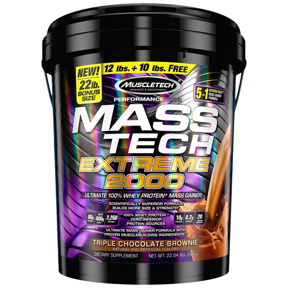 MuscleTech Mass Tech Extreme 2000 - Висококалоричен гейнър