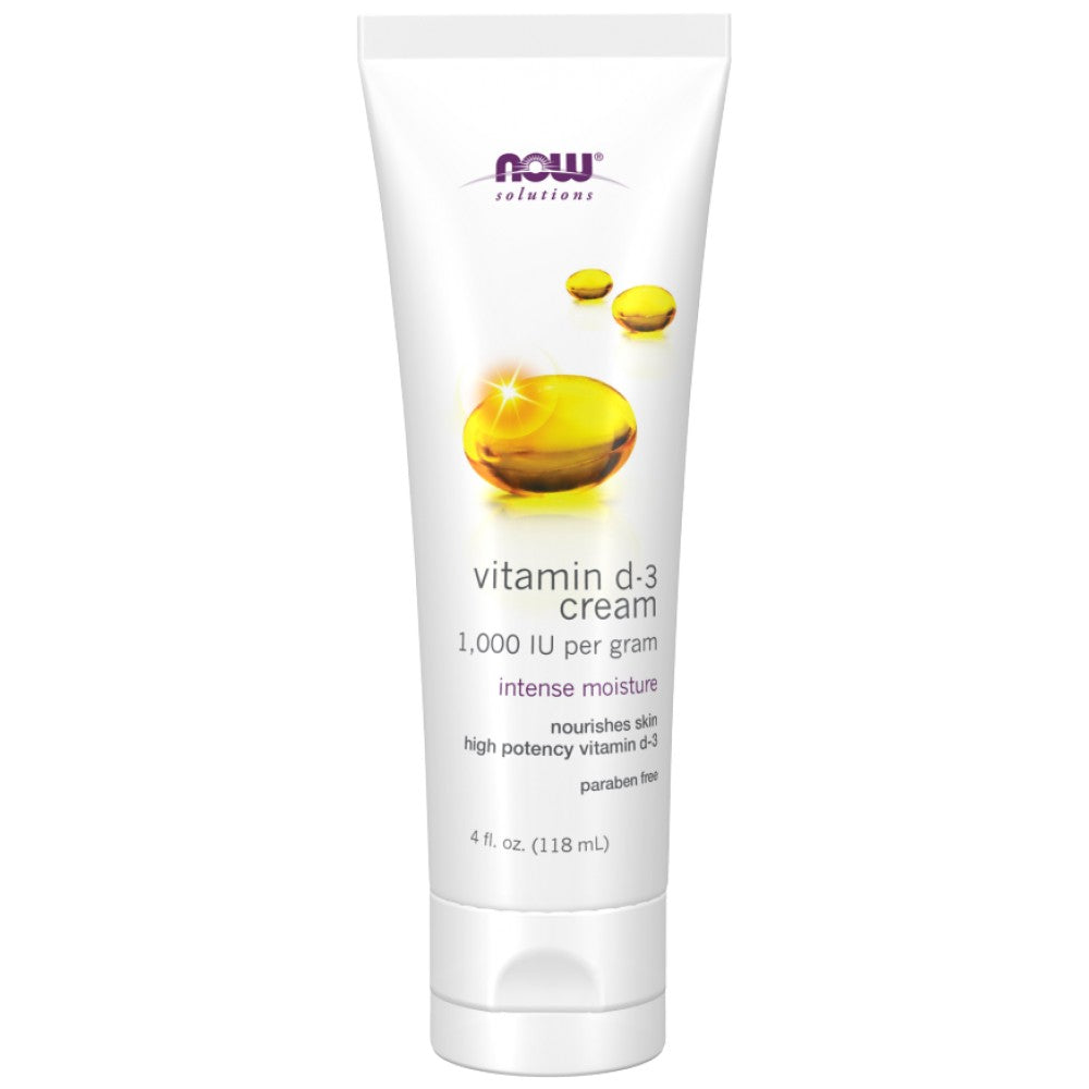 NOW Foods Vitamin D-3 Cream 1000 IU per Gram - Крем с Витамин Д3 1000 IU/g