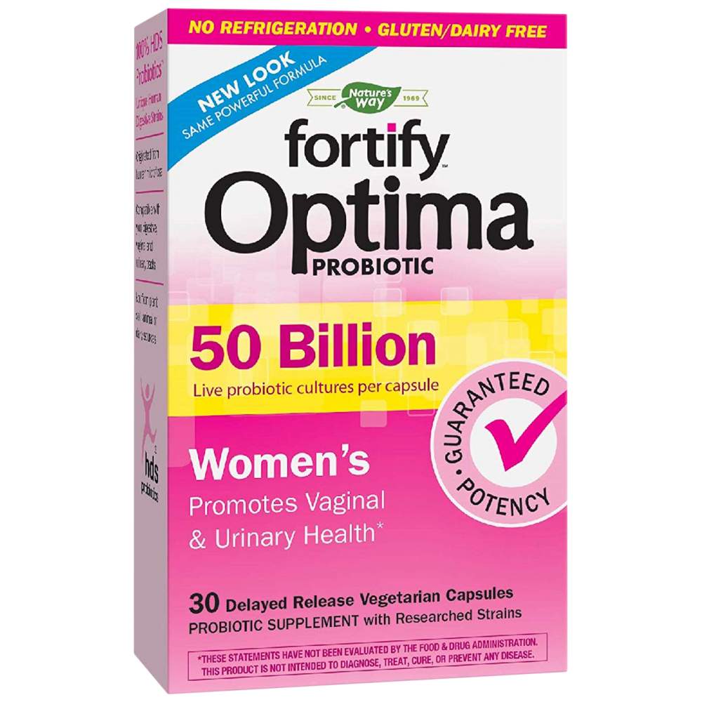 Nature's Way Fortify Optima Women's 90 Billion - Пробиотик за жени 90 млрд.