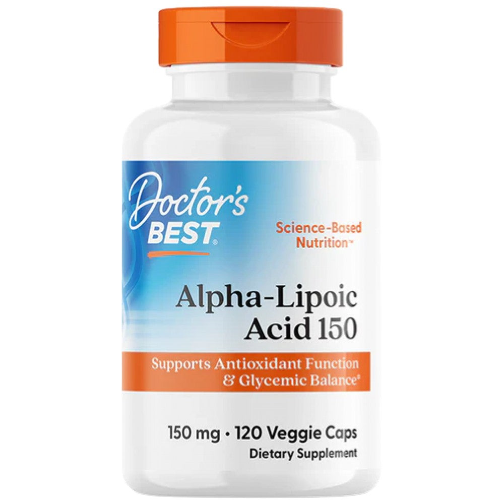 Doctor's Best BEST Alpha Lipoic Acid 150 mg - Алфа-липоева киселина 150 mg