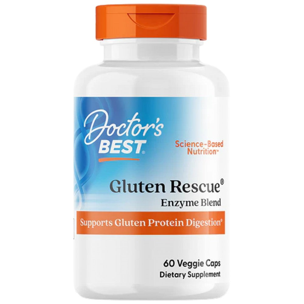 Doctor's Best Gluten Rescue with Glutalytic - Ензими за смилане на глутен