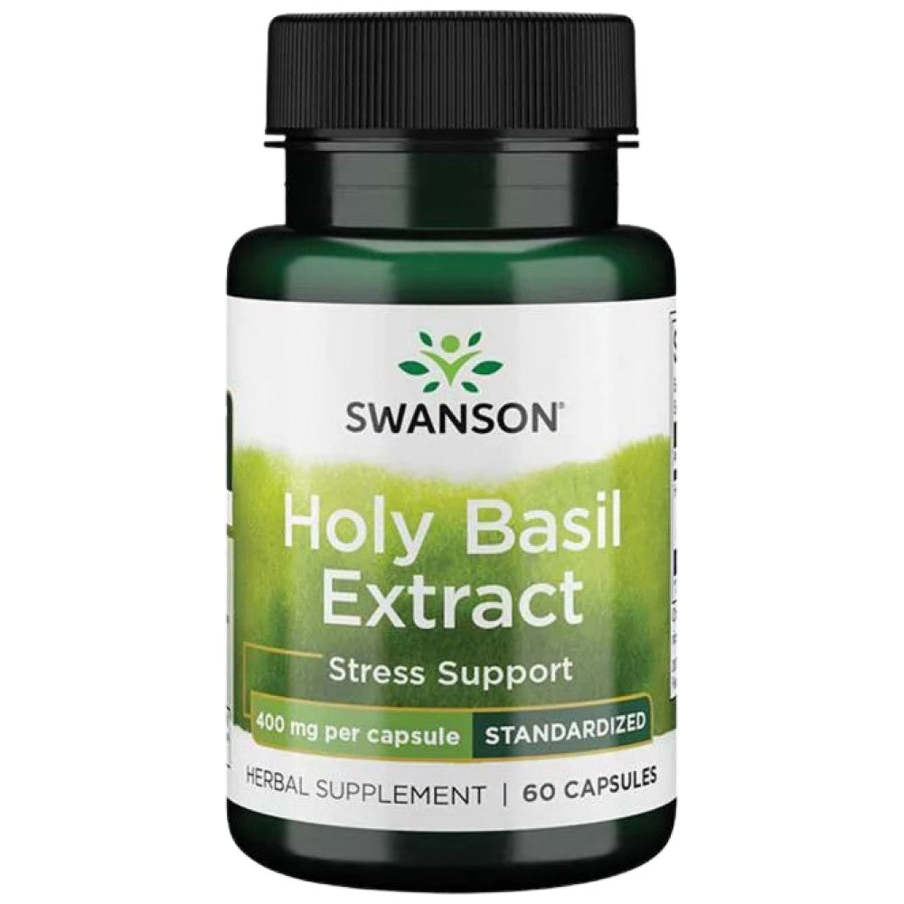 SWANSON Holy Basil Extract Tulsi 400 mg - Свещен Босилек (Тулси) 400 mg