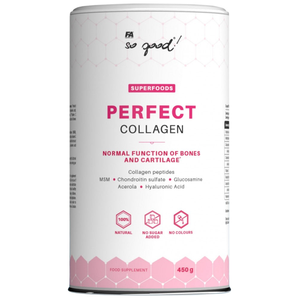FA Nutrition Perfect Collagen with Glucosamine, Chondroitin, MSM, Hyaluronic - Колаген за стави
