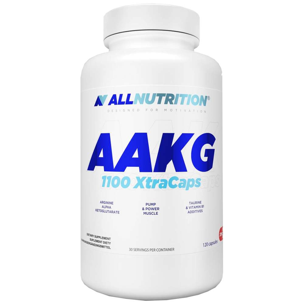 AllNutrition AAKG 1100 Xtra Caps - Аргинин AKG капсули 1100