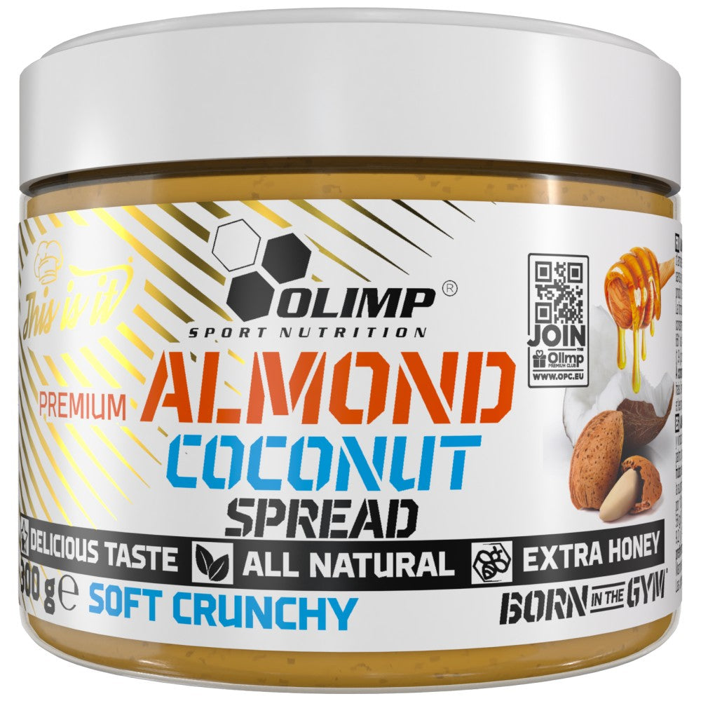 Olimp Sport Nutrition Almond Coconut Spread Soft Crunchy - Бадемов крем с кокос