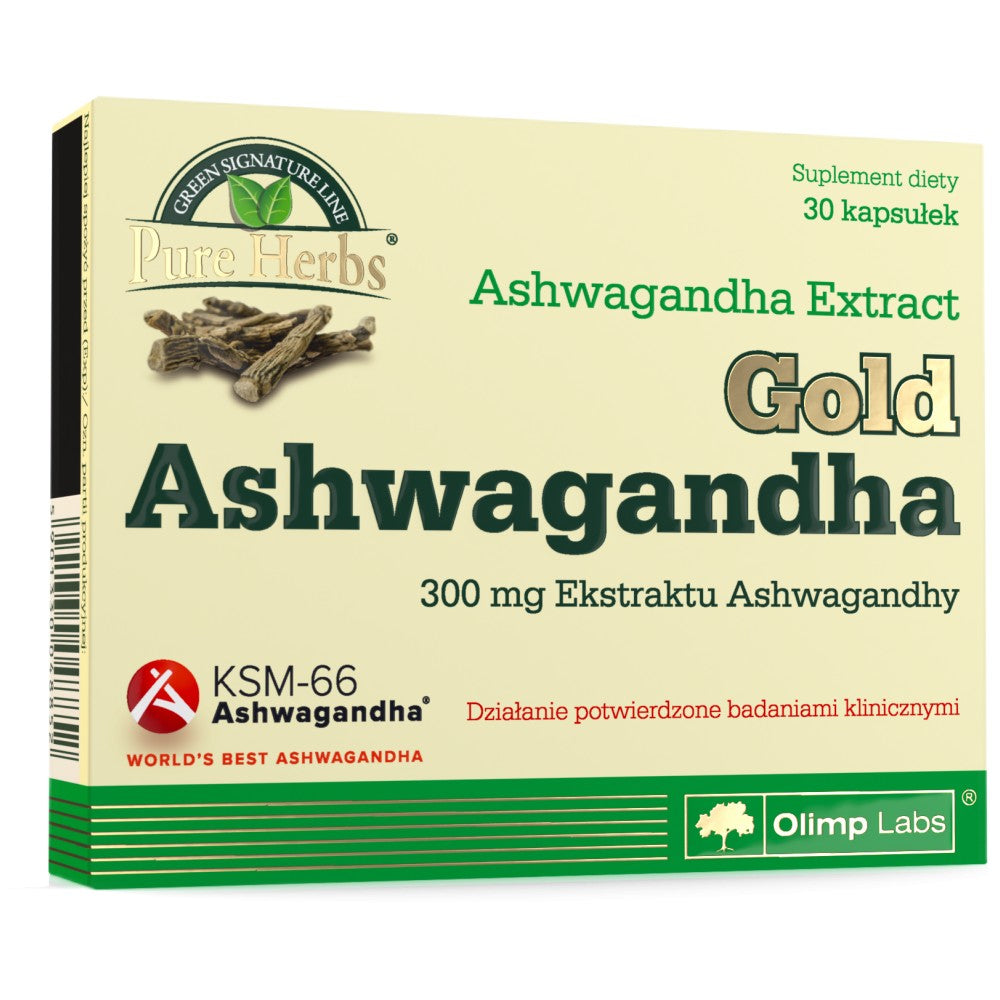 Olimp Sport Nutrition GOLD Ashwagandha KSM-66 Premium - Ашваганда KSM-66 Premium