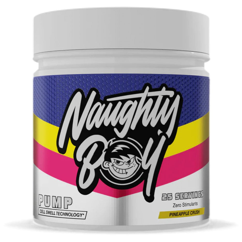 Naughty Boy Pump Pre-Workout Stim Free - NO бустер за помпа без стимуланти