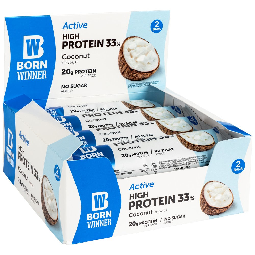 Born Winner Active 33% High Protein Bar - Протеинов бар 33%