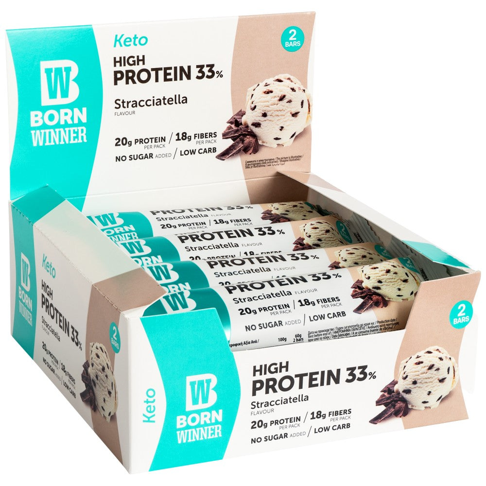 Born Winner Keto 33% High Protein Bar - Кето протеинов бар 33%