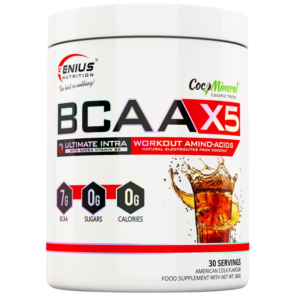 Genius Nutrition BCAA X5 - BCAA на прах
