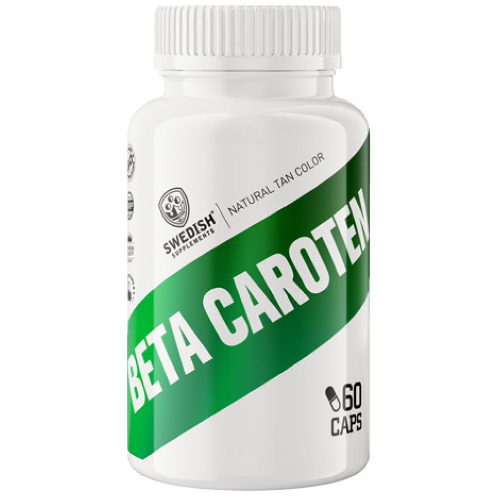 SWEDISH Supplements Beta Carotene Natural 25000 IU - Натурален бета-каротен 25000 IU