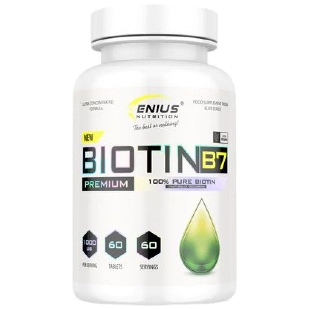 Genius Nutrition Biotin B7 - Биотин (Витамин Б7)