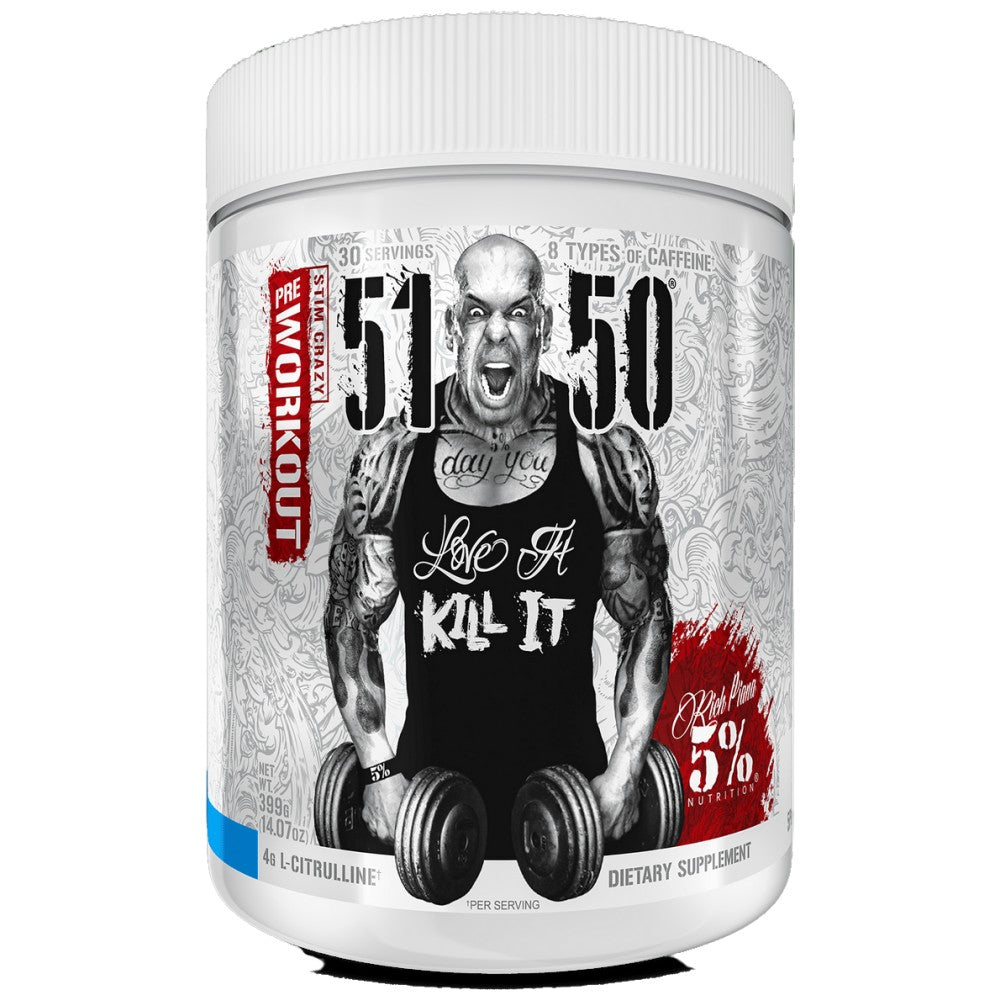 Rich Piana 5% Nutrition 5150 Legendary High Stimulant Pre-Workout - Силна предтренировъчна формула