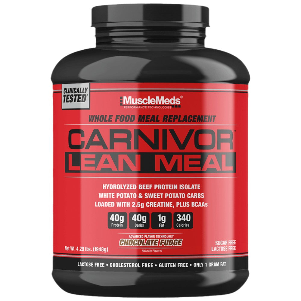 Muscle Meds Carnivor Lean Meal - Заместител на хранене с говежди протеин
