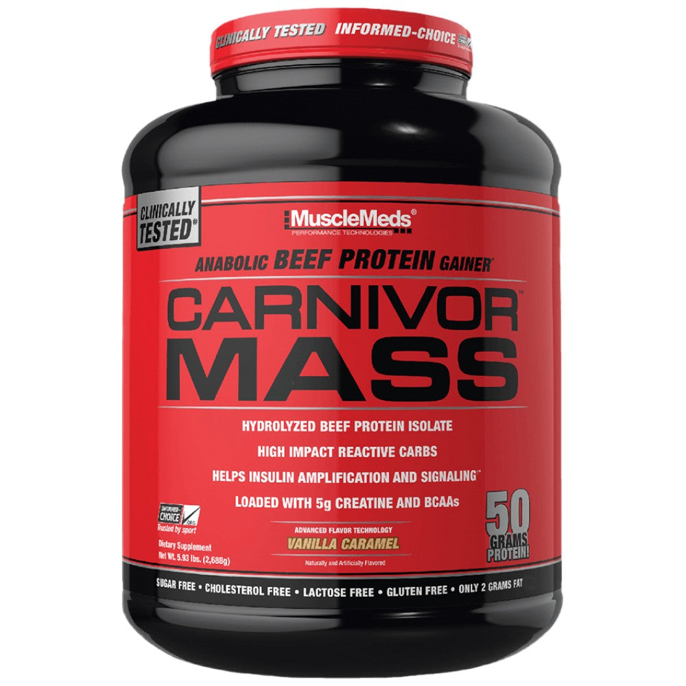Muscle Meds Carnivor Mass Beef Gainer - Говежди гейнър за маса