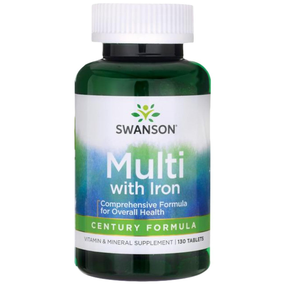 SWANSON Multi with Iron Century Formula - Мултивитамини с желязо