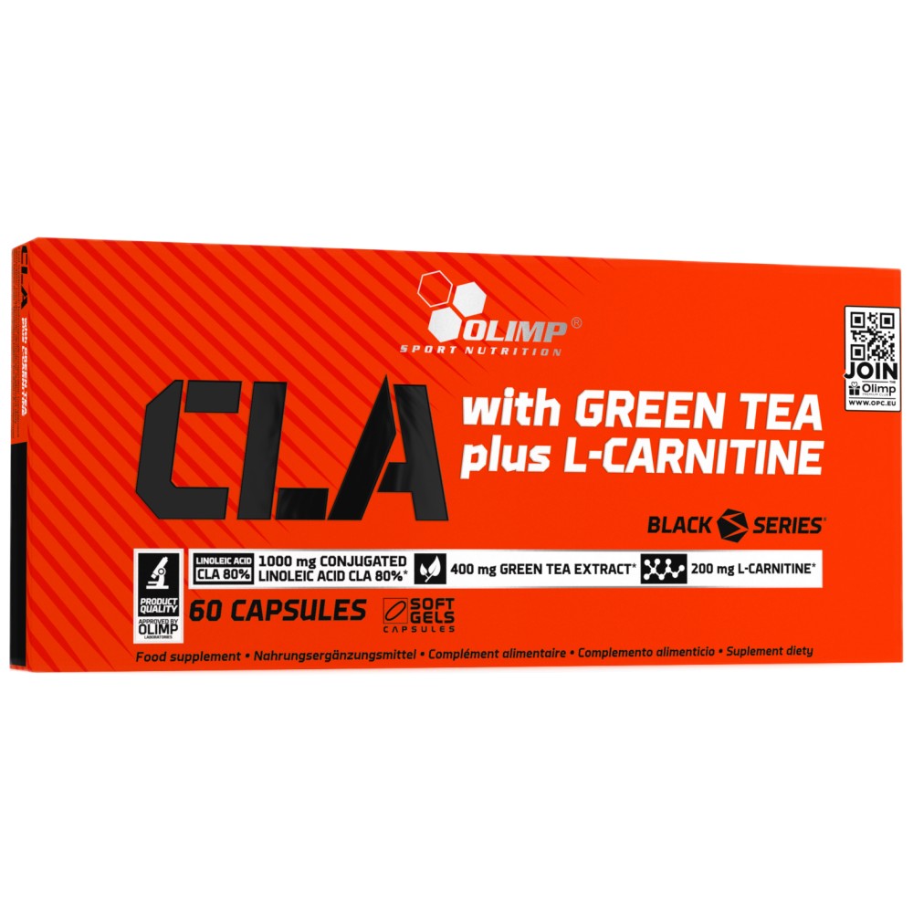 Olimp Sport Nutrition CLA, Green Tea plus L-Carnitine Sport Edition - CLA със зелен чай и карнитин