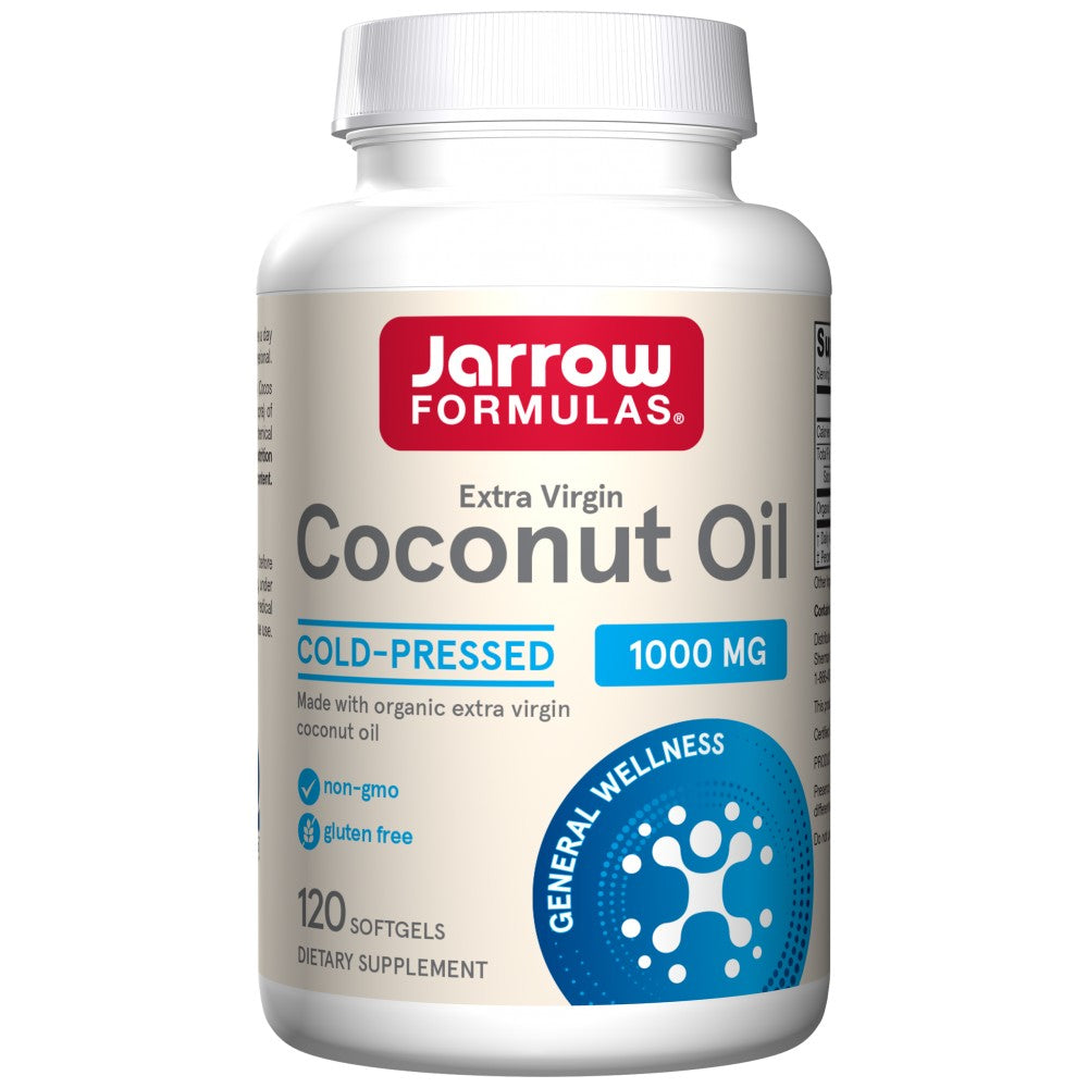 Jarrow Formulas Coconut Oil Extra Virgin 1000 mg - Кокосово масло капсули 1000 mg