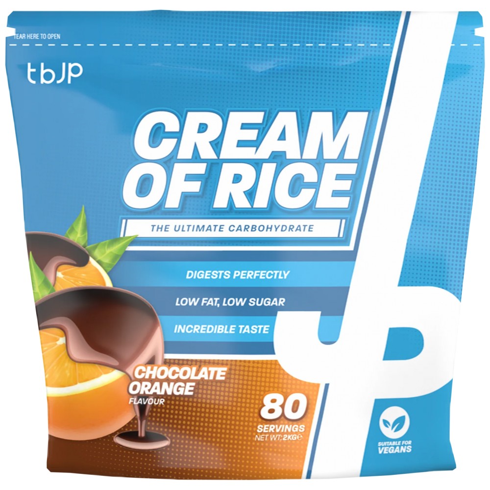 Trained by JP Cream of Rice Complex Carbohydrate - Оризов крем за закуска