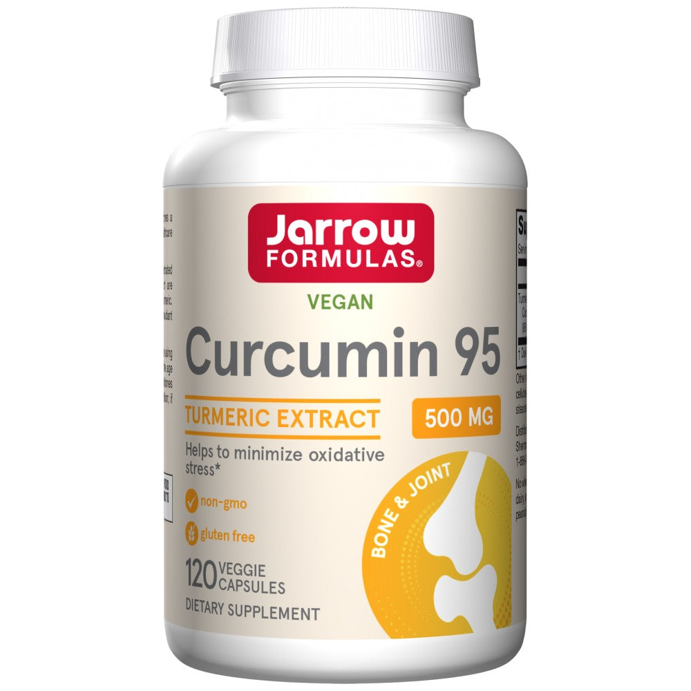 Jarrow Formulas Curcumin 95 500 mg 95% Curcuminoids Turmeric Extract - Куркумин 95% 500 mg