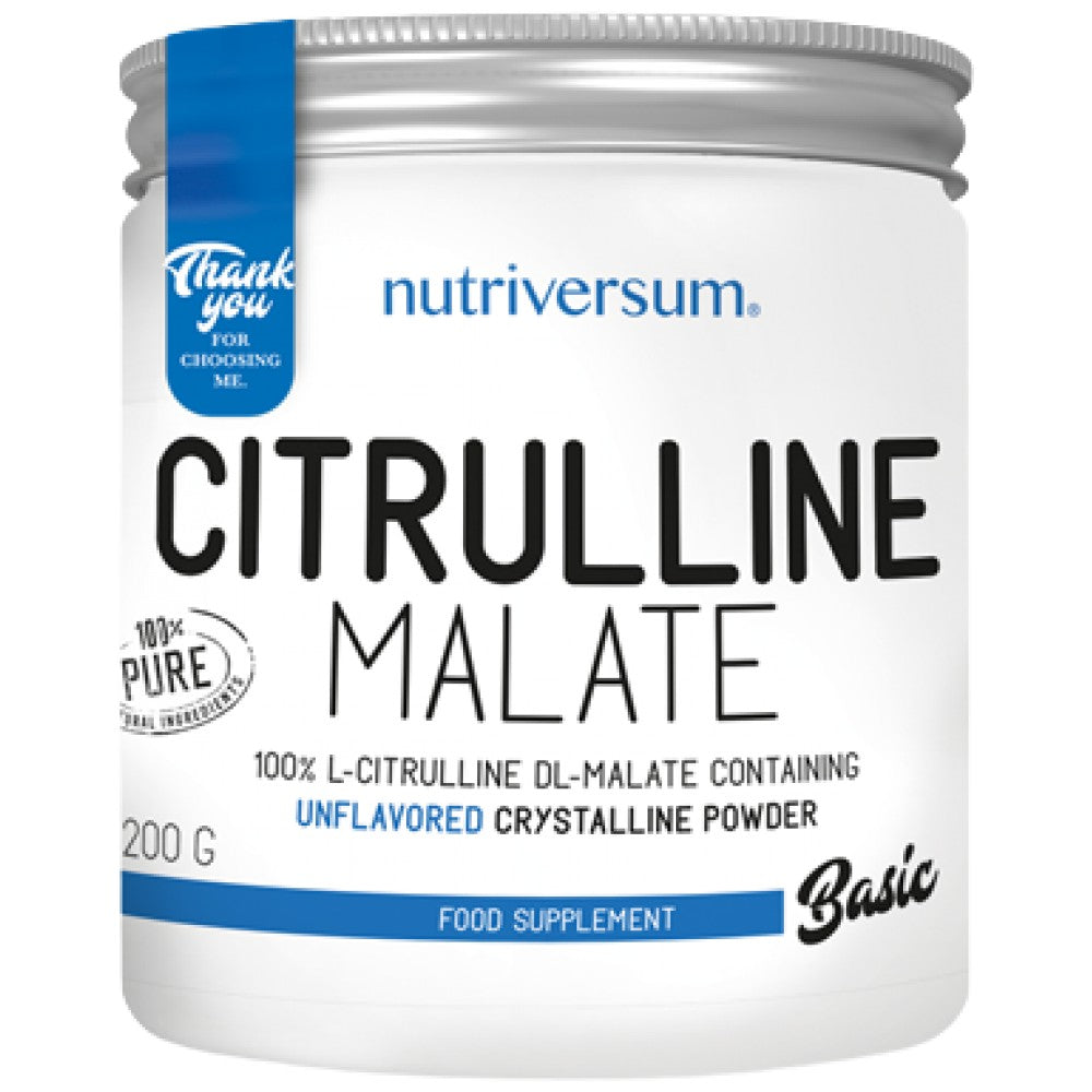 Nutriversum Citrulline Malate Powder 100% Pure - Цитрулин малат на прах