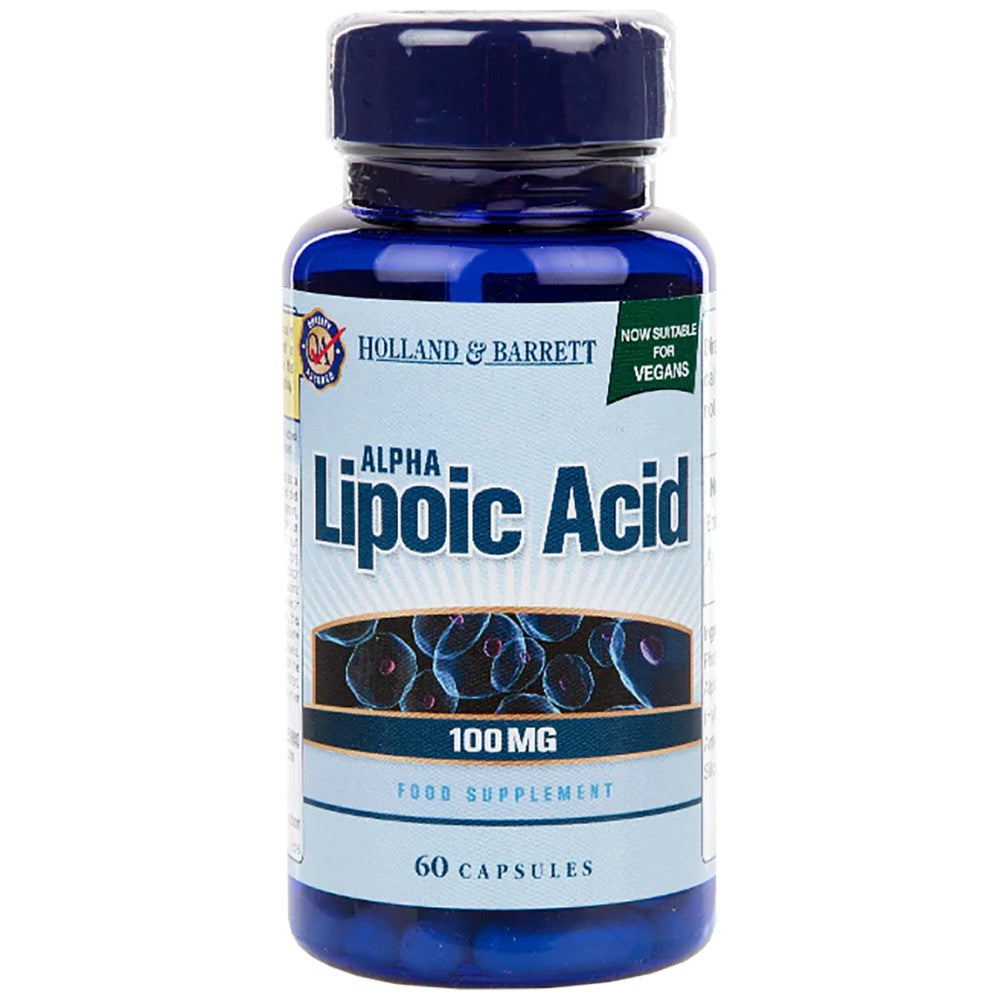 Holland And Barrett Alpha Lipoic Acid 100 mg - Алфа-липоева киселина 100 mg