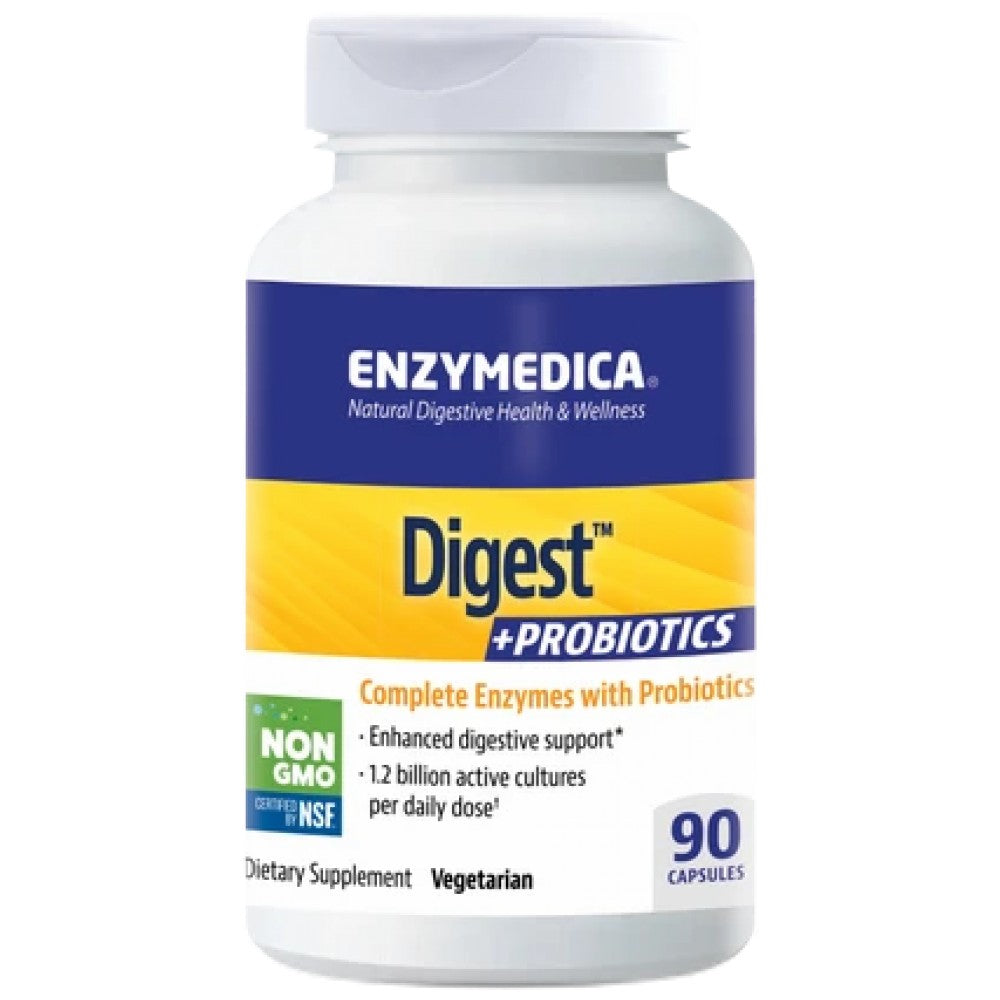Enzymedica Digest + Probiotics - Храносмилателни ензими с пробиотици