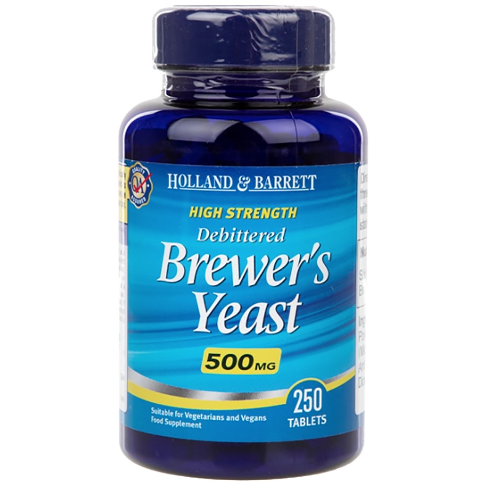 Holland And Barrett Brewers Yeast 500 mg High Strength - Бирена мая 500 mg