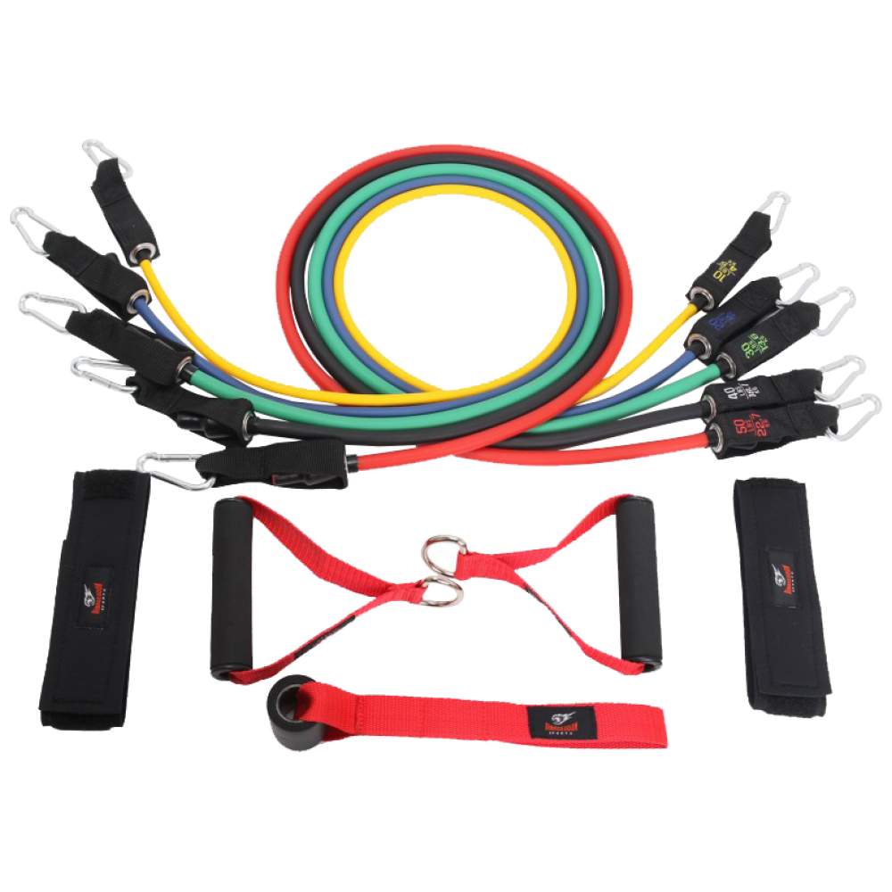 ARMAGEDDON Resistance Band Set 11 части - Комплект фитнес ластици