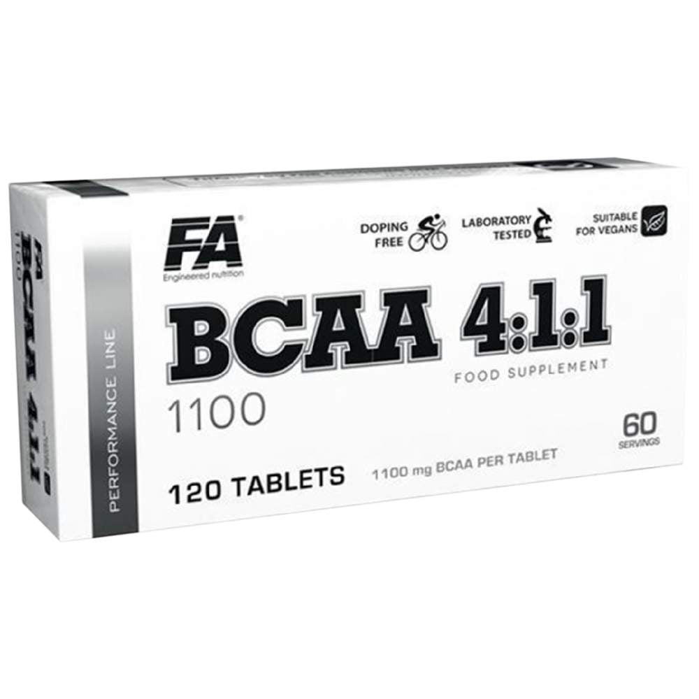 FA Nutrition BCAA 4:1:1 1100 - BCAA 4:1:1 капсули