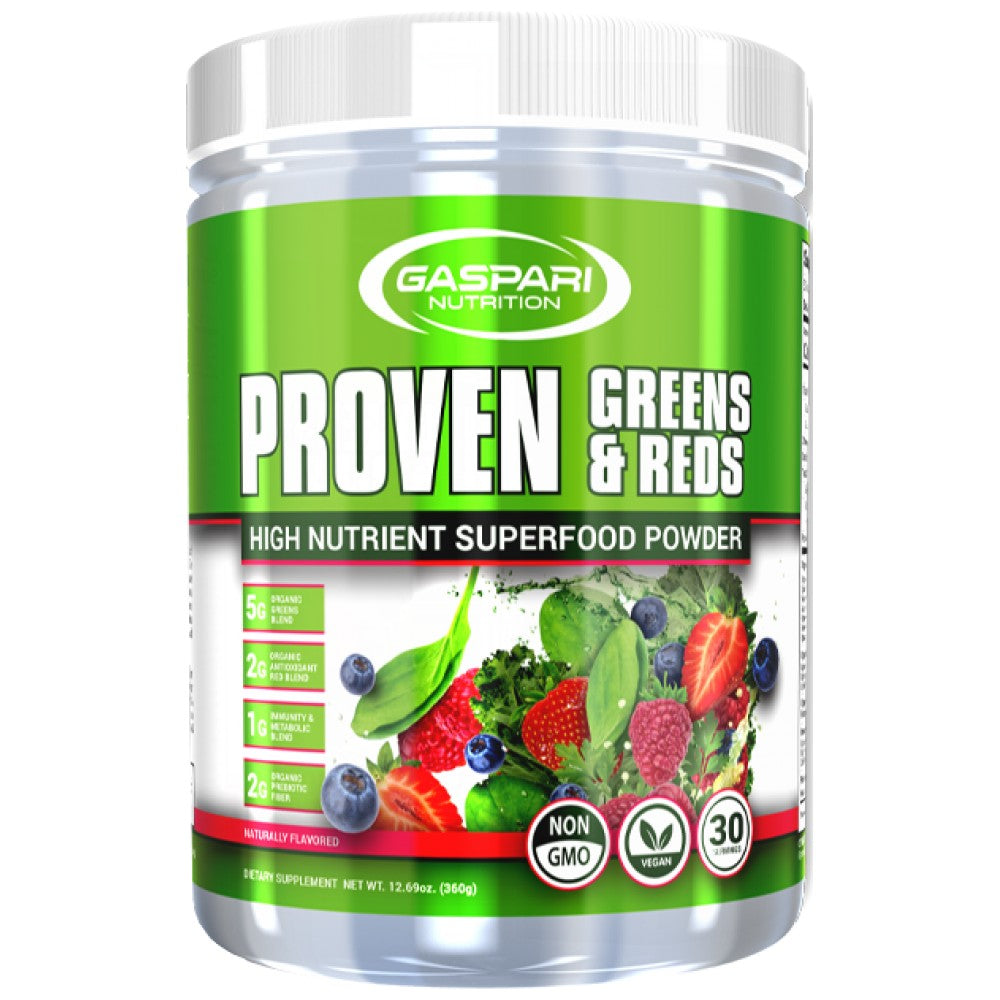 Gaspari Nutrition Proven Greens & Reds Superfood Powder - Зелени и червени суперхрани