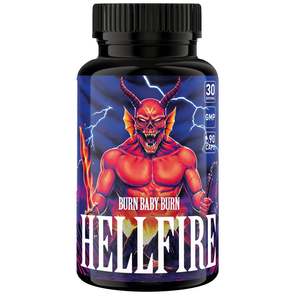 SWEDISH Supplements Hellfire with Forskolin, Grains of Paradise & Green Tea - Термогенен фетбърнър