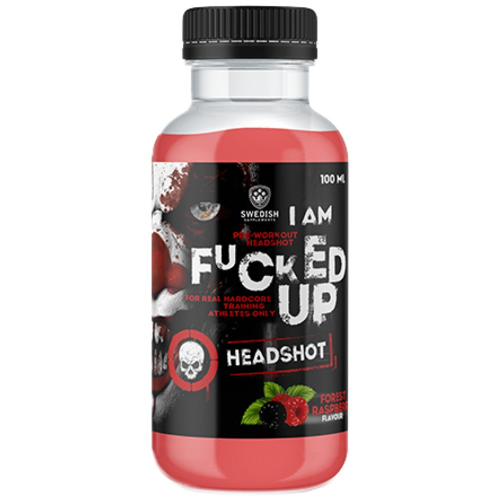 SWEDISH Supplements I am F#CKED UP Headshot - Предтренировъчен шот