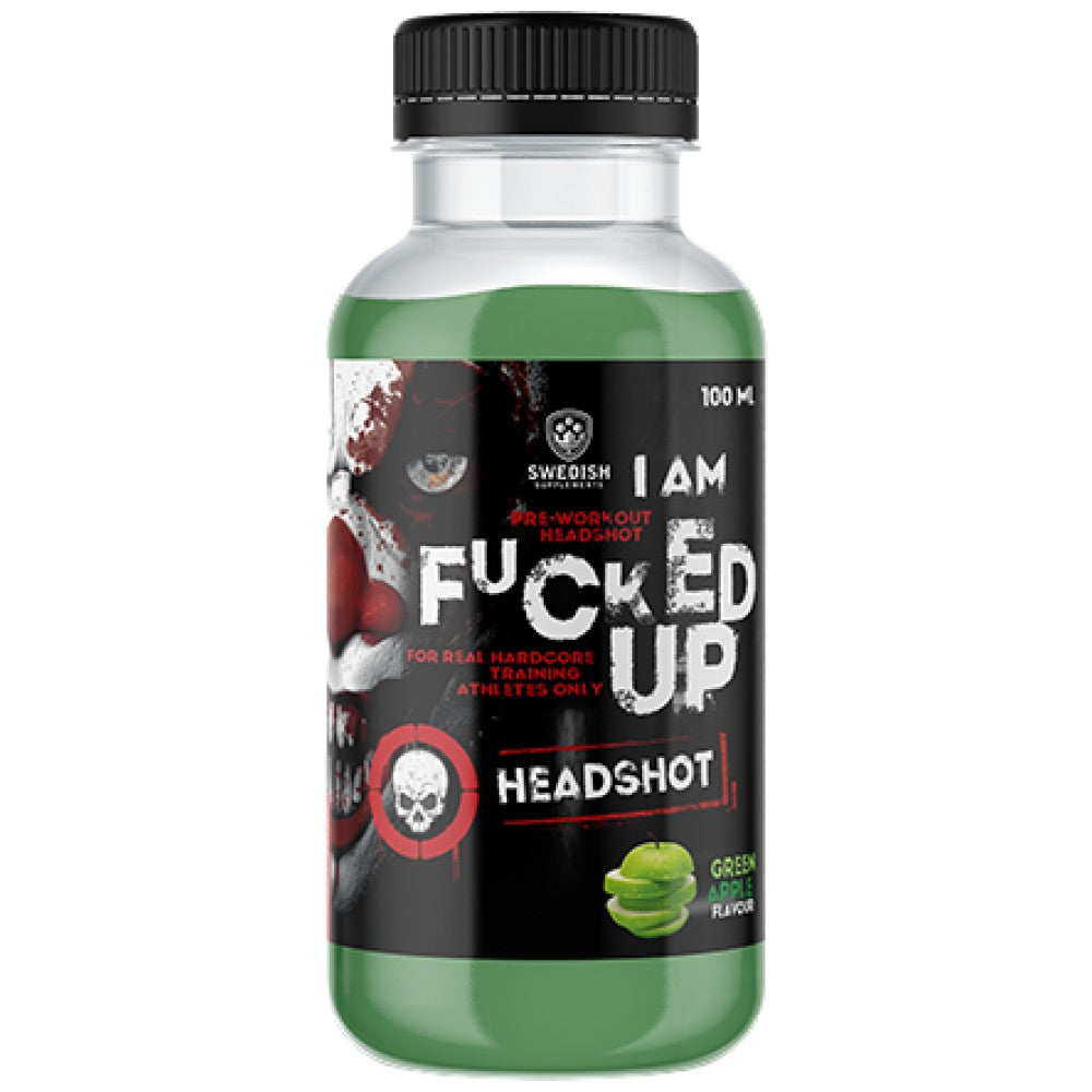 SWEDISH Supplements I am F#CKED UP Headshot - Предтренировъчен шот